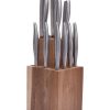 Arts De La Table Fabrique De Styles Couteaux De Cuisine | Bloc Couteaux Fusal 10 Pieces Bloc En Olivier