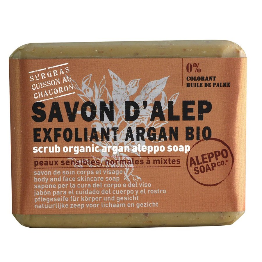 Bien&Etre Fabrique De Styles Savon Solide | Savon D'Alep Exfoliant Argan Bio 100G