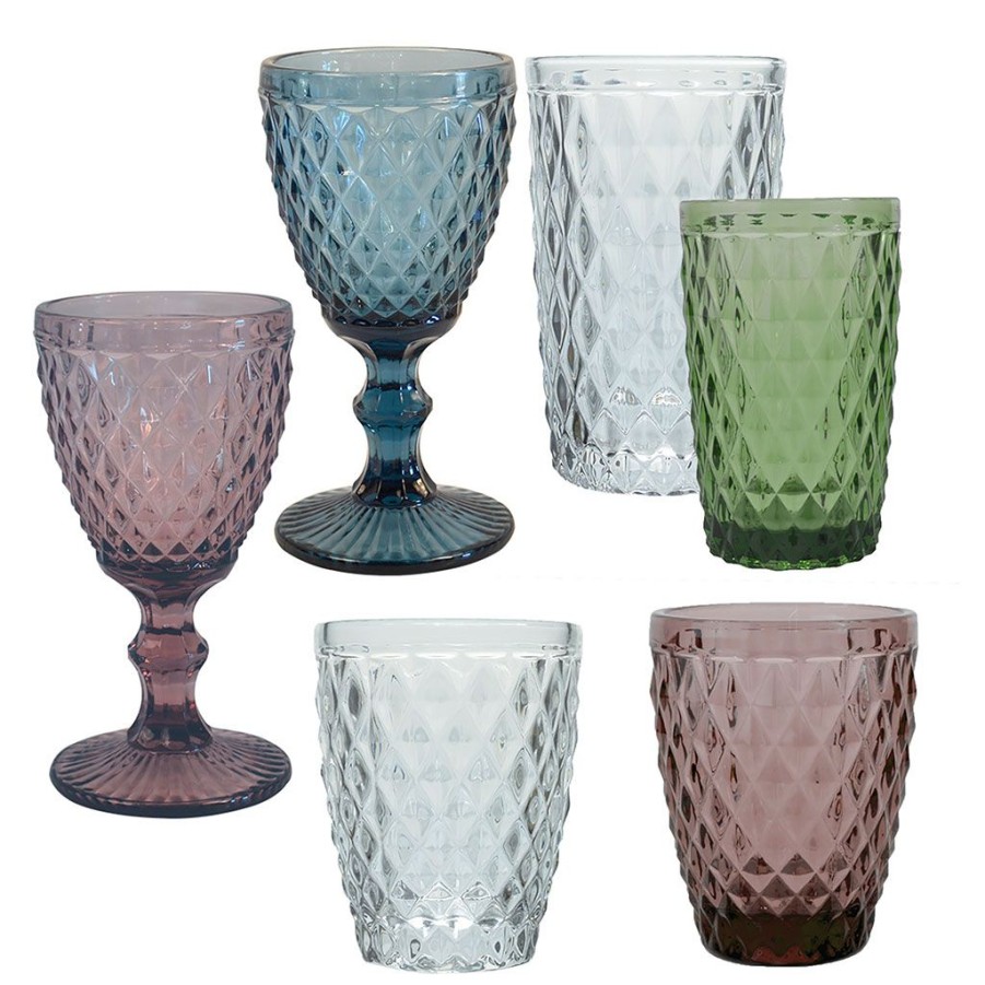 Arts De La Table Fabrique De Styles Verres A Vin | Verre A Pied Diamond 34Cl Poudre