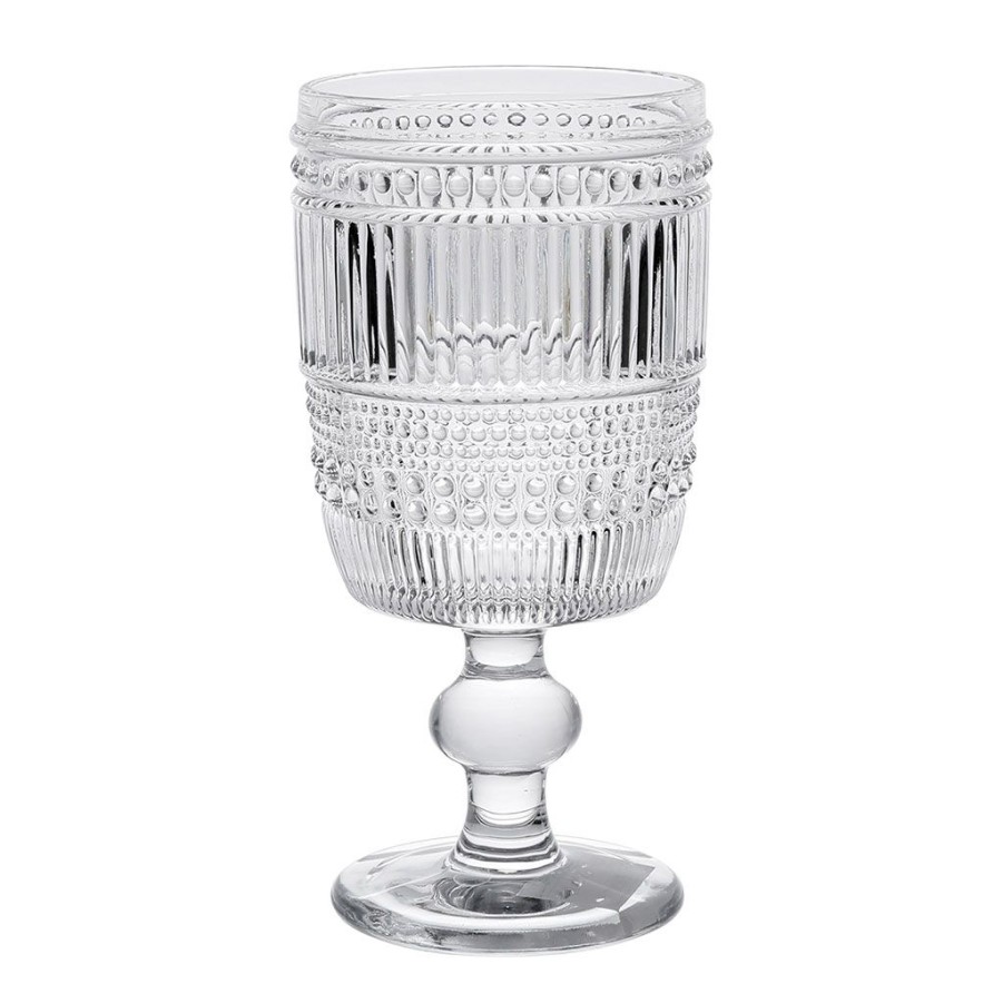 Arts De La Table Fabrique De Styles Verres A Vin | Verre A Pied En Verre Transparent 30Cl - Strie