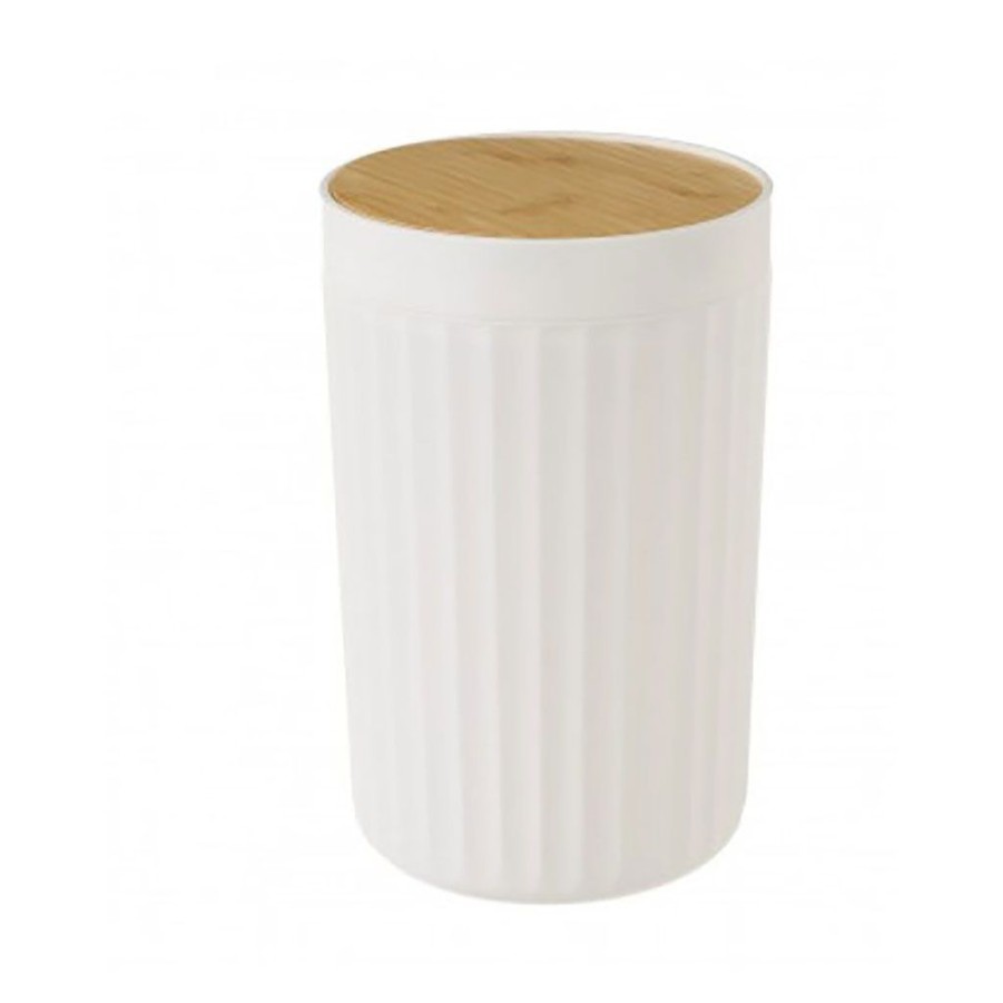 Droguerie Fabrique De Styles Poubelles | Corbeille 5 Litres Blanche