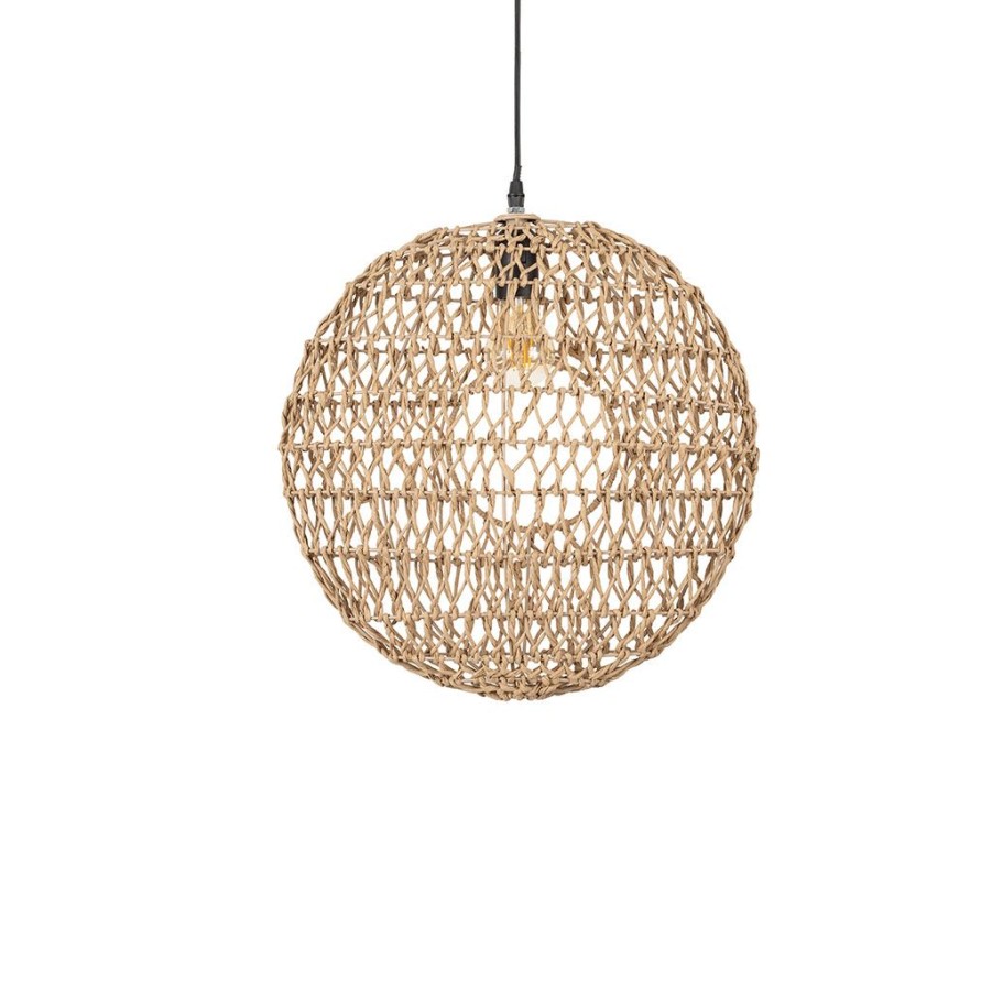 Luminaires Fabrique De Styles | Suspension En Corde De Papier D41Cm Naturel - Calyp