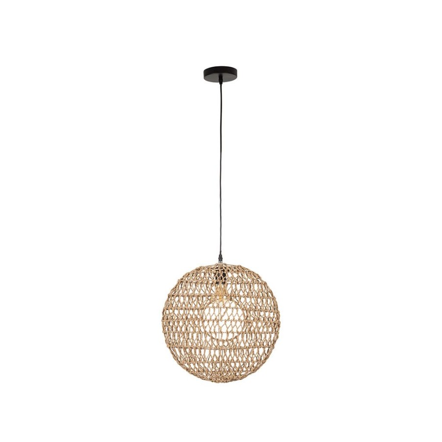 Luminaires Fabrique De Styles | Suspension En Corde De Papier D41Cm Naturel - Calyp