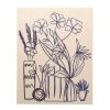 Deco Fabrique De Styles Tableaux Et Toiles | Tableau En Lin Indigo 40X50Cm - Medi Summer