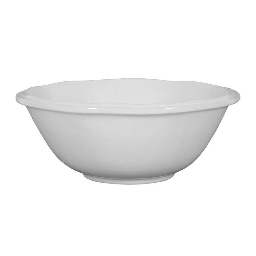 Arts De La Table Fabrique De Styles Plats Et Saladiers | Saladier En Faience Blanc D28.5Cm - Darcy