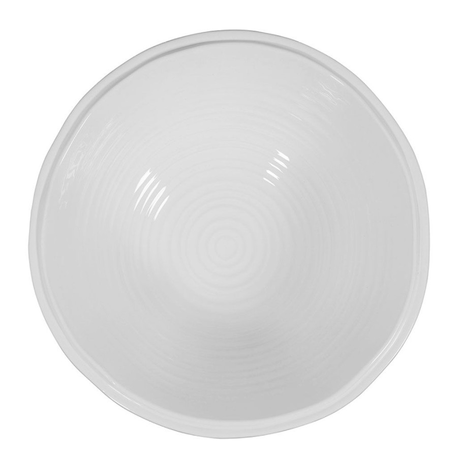 Arts De La Table Fabrique De Styles Plats Et Saladiers | Saladier En Faience Blanc D28.5Cm - Darcy