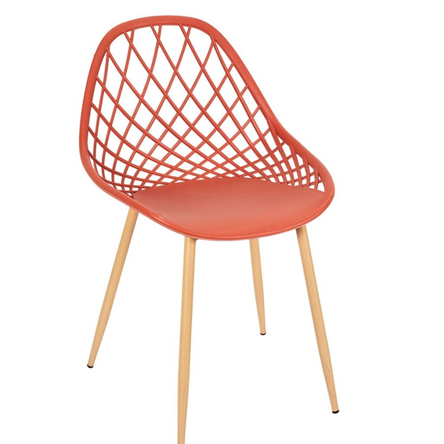 Jardin Fabrique De Styles Chaises&Fauteuils | Chaise De Jardin En Plastique Terracotta - Malaga