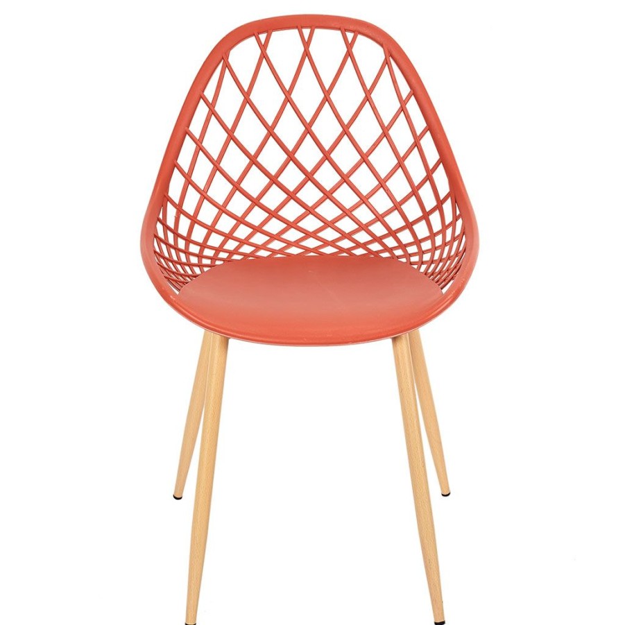 Jardin Fabrique De Styles Chaises&Fauteuils | Chaise De Jardin En Plastique Terracotta - Malaga