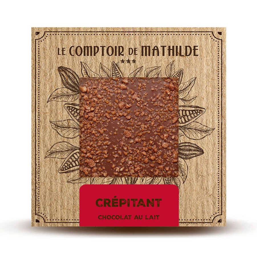 Epicerie Fabrique De Styles Chocolats Et Confiseries | Tablette Chocolat Au Lait Petillant 80G