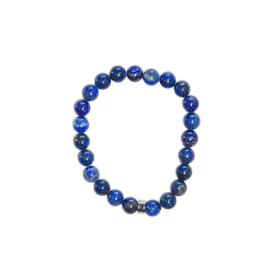 Accessoires Et Loisirs Fabrique De Styles Bijoux Fantaisie | Bracelet Lapis Lazuli Perles Rondes 8Mm