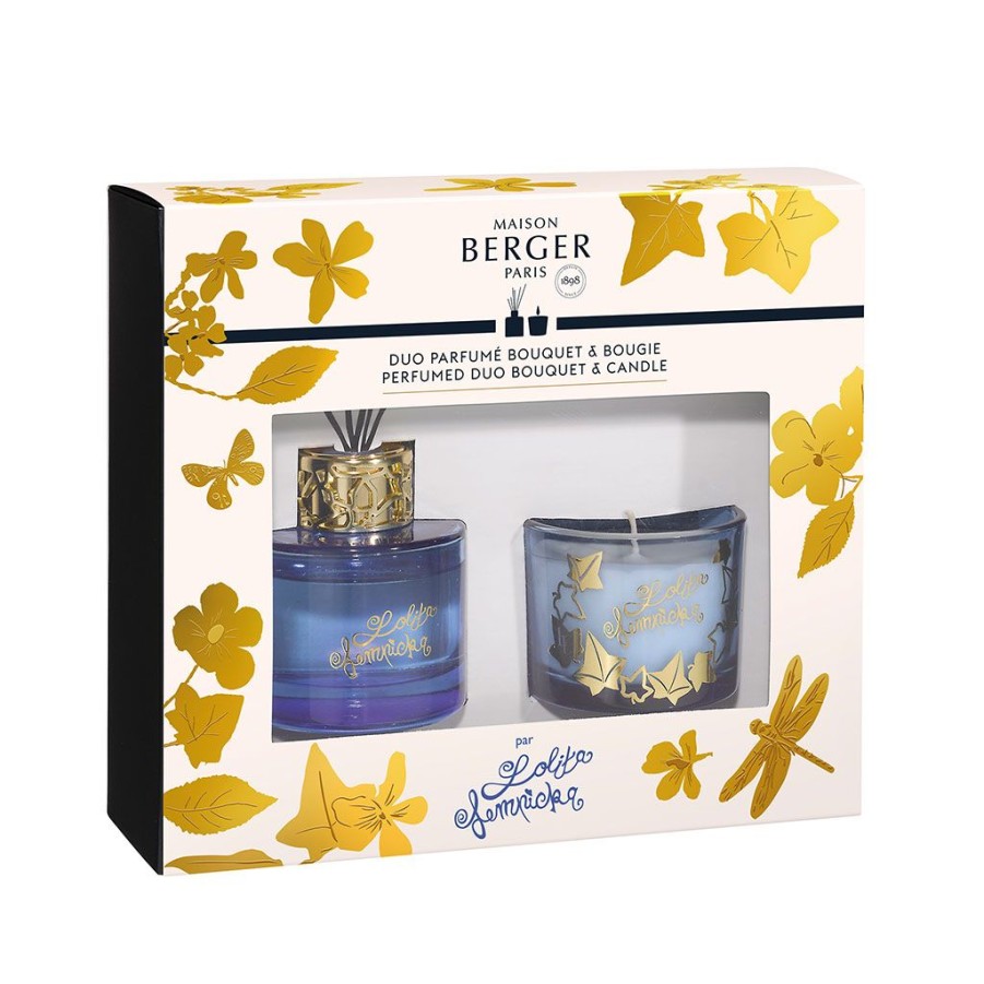 Bougies Et Senteurs Fabrique De Styles Batons Parfumes | Coffret Duo Mini Bouquet Parfume Et Bougie Lolita Parme Parfum Lolita Lempicka