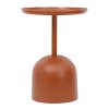 Meubles Fabrique De Styles Bouts De Canape Et Tables D'Appoint | Bout De Canape En Fer Terracotta D41Cm - Arty