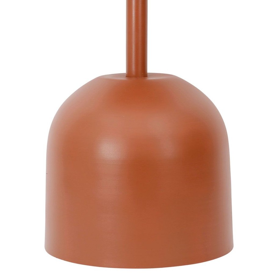 Meubles Fabrique De Styles Bouts De Canape Et Tables D'Appoint | Bout De Canape En Fer Terracotta D41Cm - Arty