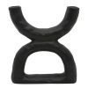 Deco Fabrique De Styles Vases Et Soliflores | Vase En Dolomite Noir H20Cm -Arty Folk