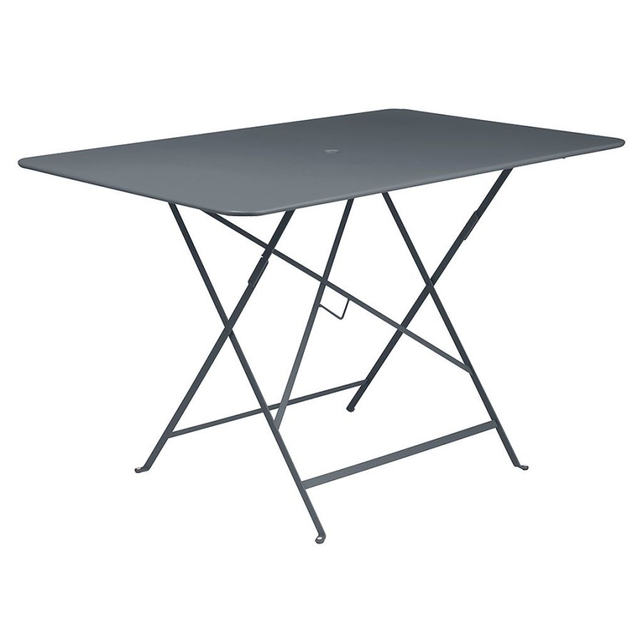 Jardin Fabrique De Styles Tables De Jardin | Table De Jardin Pliante En Acier Carbone- Bistro