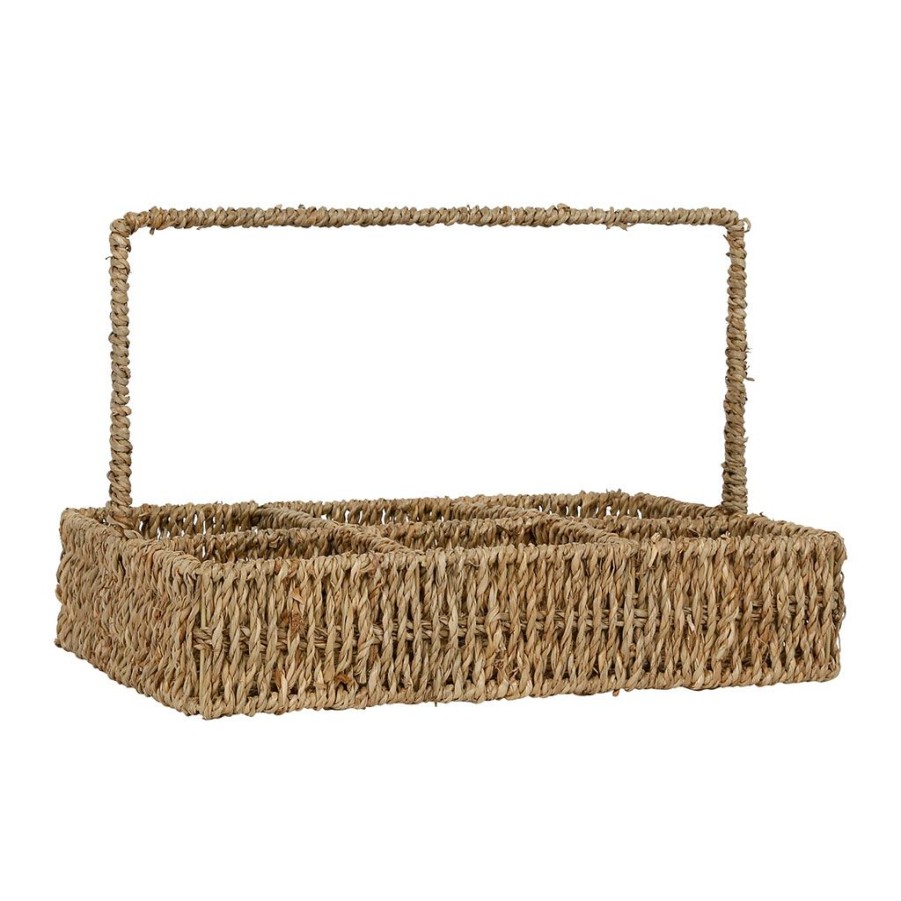 Arts De La Table Fabrique De Styles Petits Rangements | Porte 6 Gobelets Borneo En Jonc De Mer Naturel - Borneo