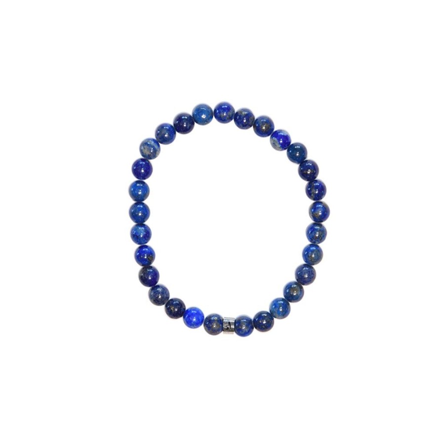 Accessoires Et Loisirs Fabrique De Styles Bijoux Fantaisie | Bracelet Lapis Lazuli Perles Rondes 6Mm