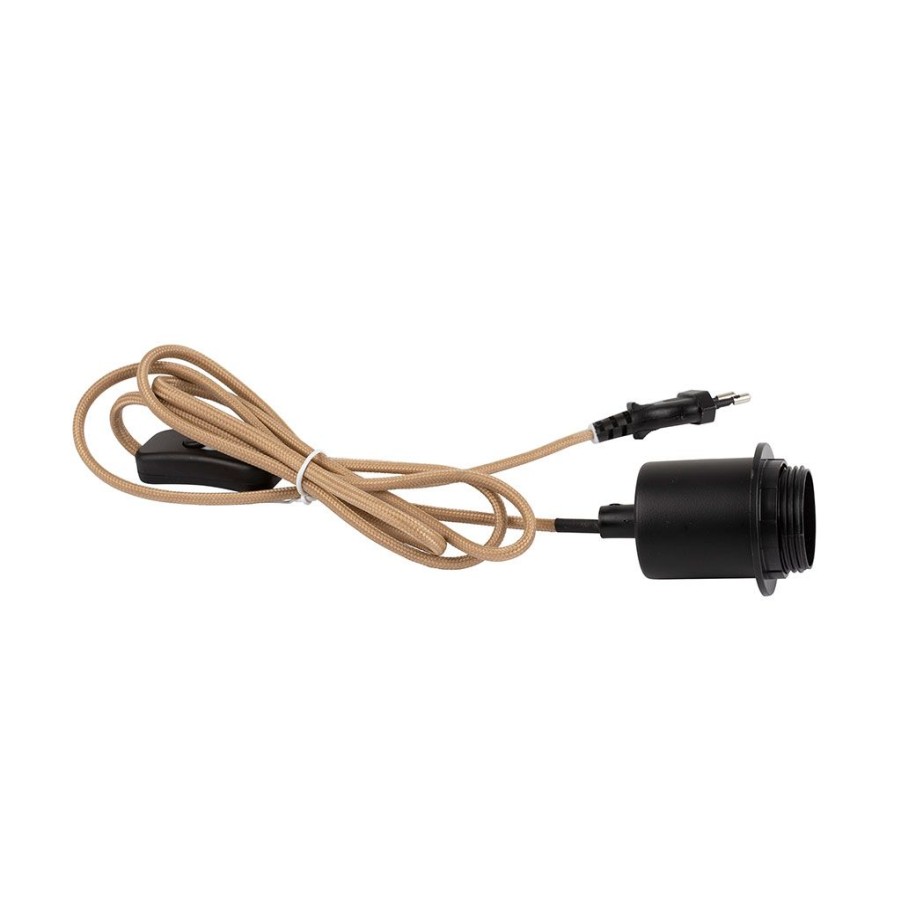 Luminaires Fabrique De Styles | Cable Electrique Avec Interrupteur 2M Naturel