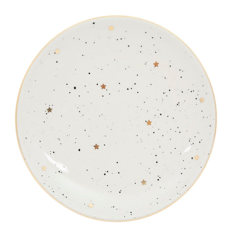 Arts De La Table Fabrique De Styles Assiettes | Assiette En Gres Blanc D12Cm - Mouchete