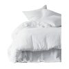 Textiles Fabrique De Styles Housses De Couette | Housse De Couette En Gaze De Coton Blanc 260X240Cm - Dili