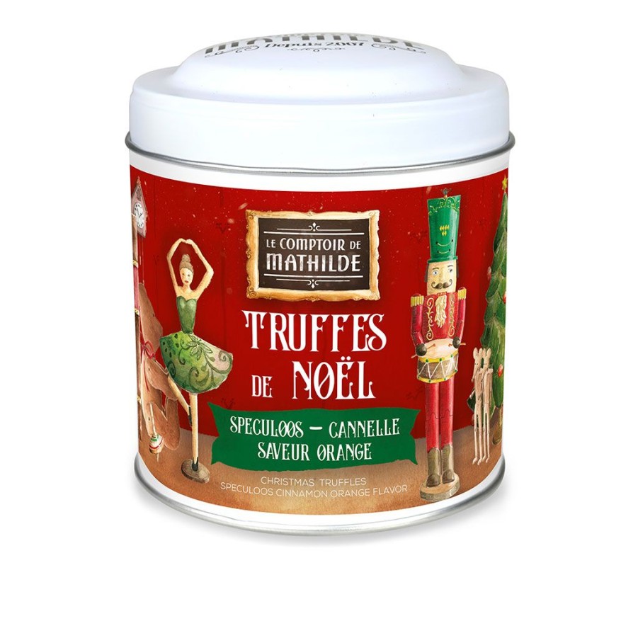 Epicerie Fabrique De Styles Chocolats Et Confiseries | Truffes De Noel A L'Orange, A La Cannelle Et Speculoos 200Gr