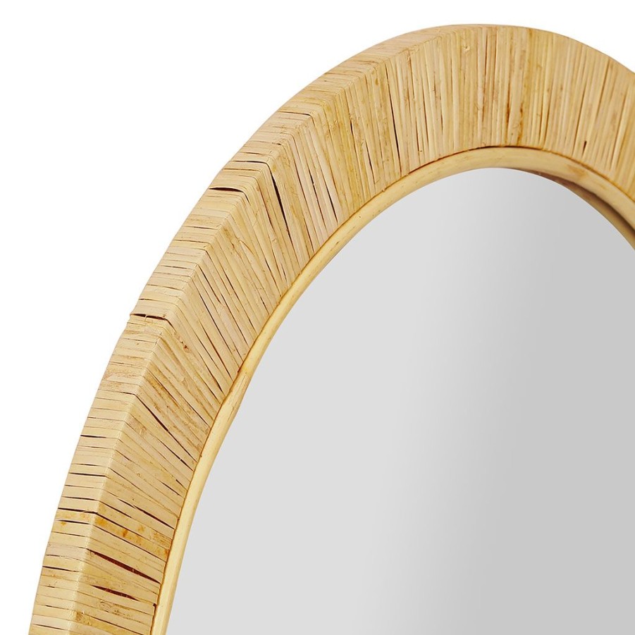 Deco Fabrique De Styles | Miroir En Rotin Naturel 60.5X90.5Cm - Rotin