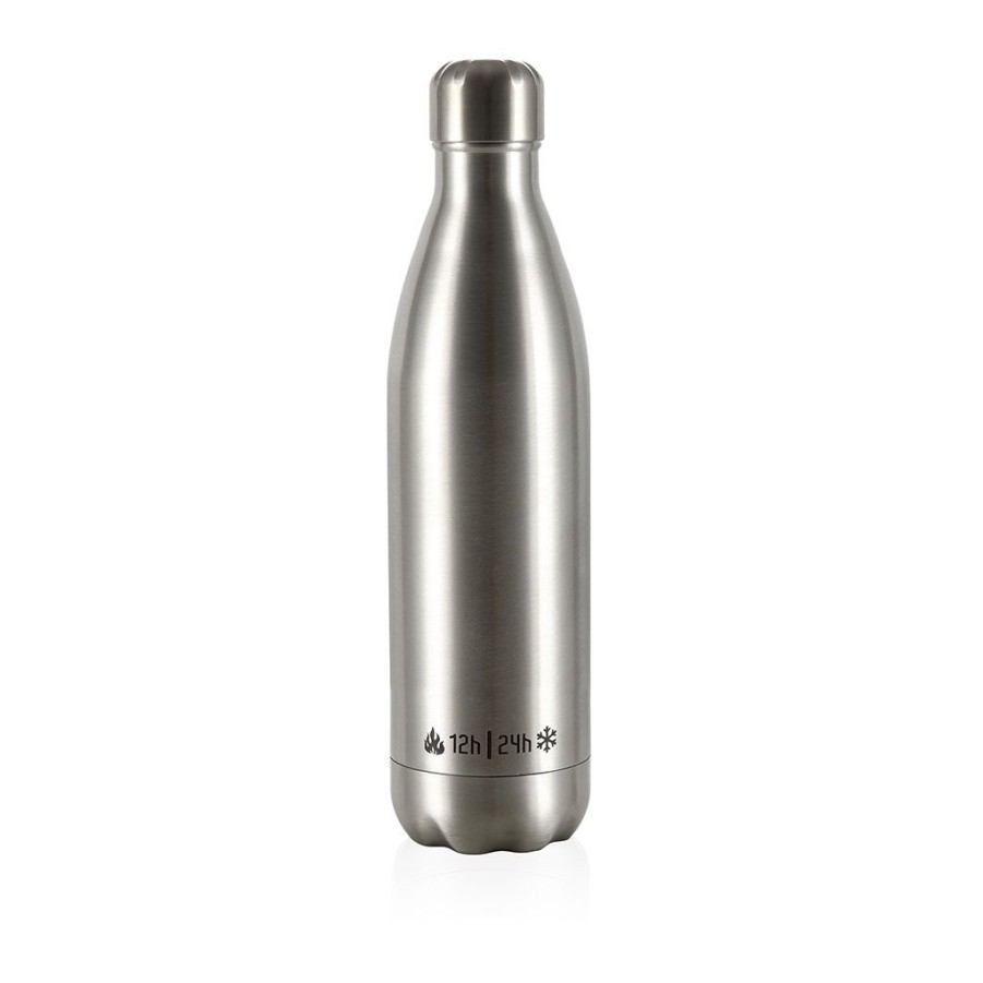 Arts De La Table Fabrique De Styles Gourdes | Gourde Metallique 80Cl Argent