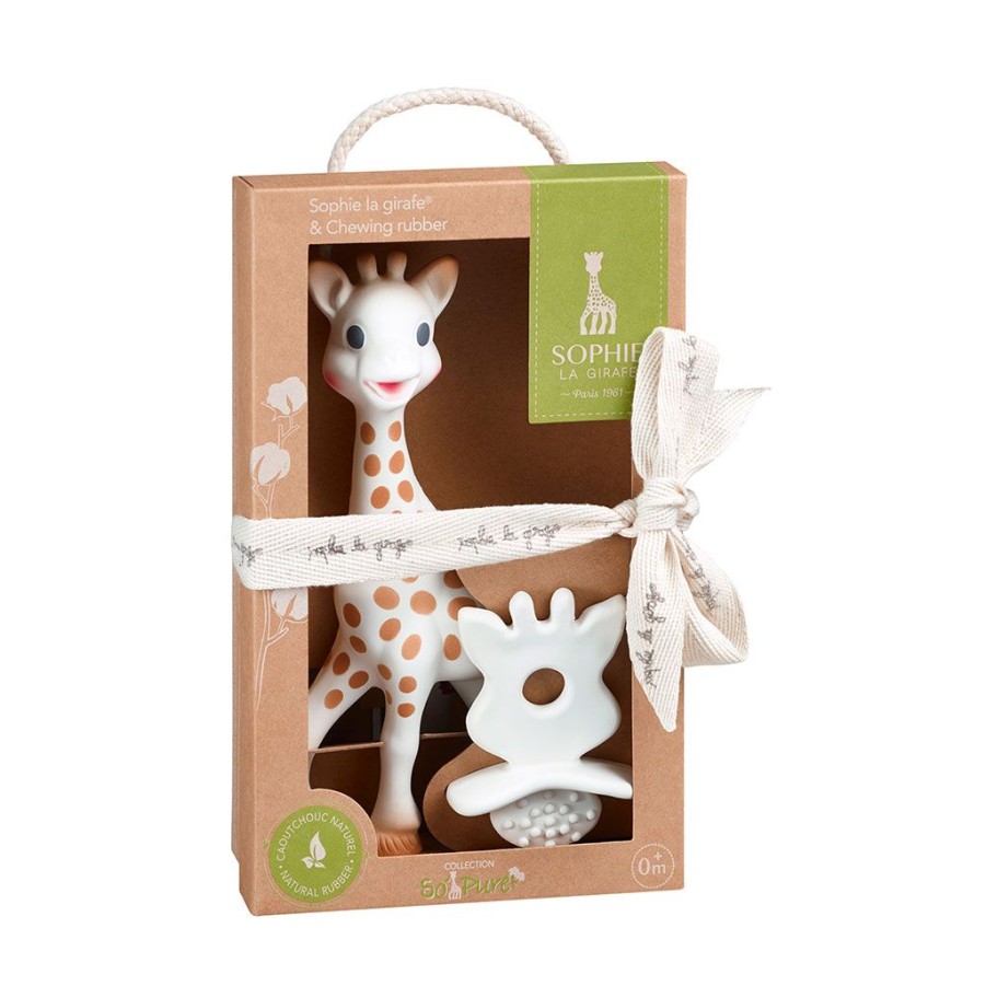 Coin Des Petits Fabrique De Styles | Sophie La Girafe Et Sucette De Dentition Chewing Rubber So'Pure - Sophie La Girafe