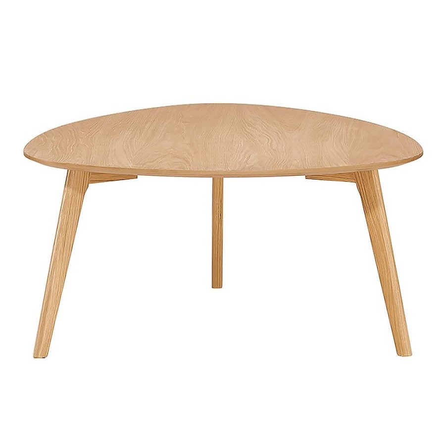 Meubles Fabrique De Styles Table Basses | Table Basse Effet Chene Naturel 80X80Cm - Becka