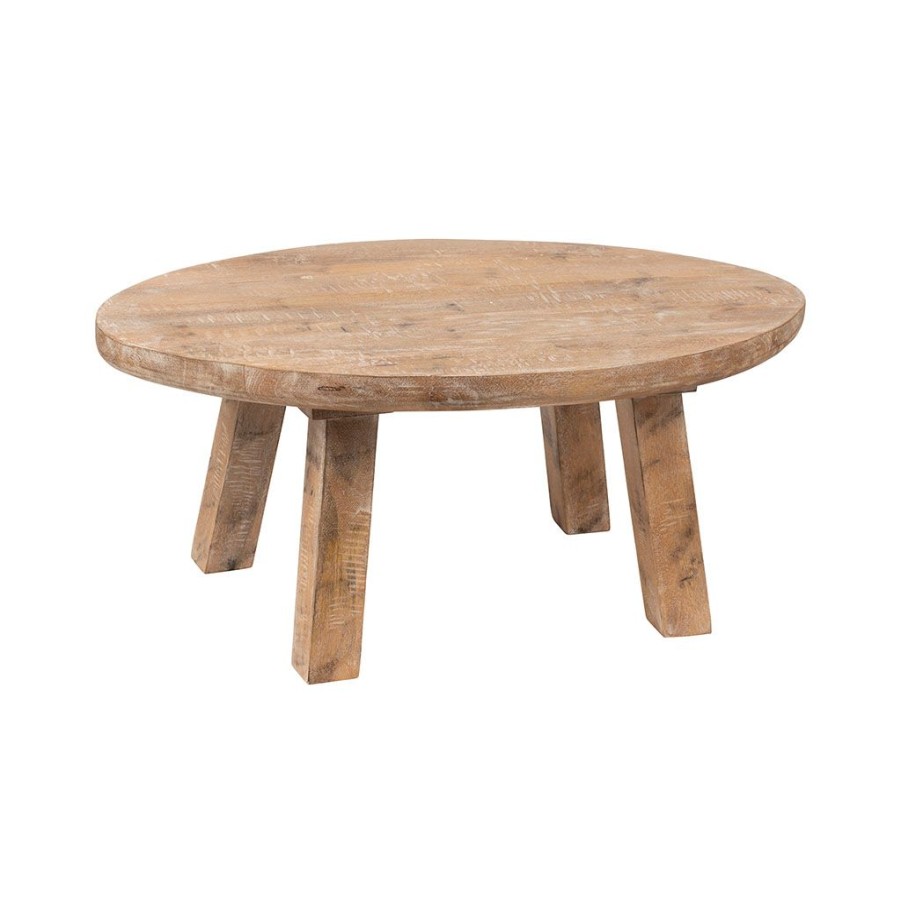 Meubles Fabrique De Styles Table Basses | Table Basse En Bois Naturel De Manguier L72Cm - Le Cap Ouest