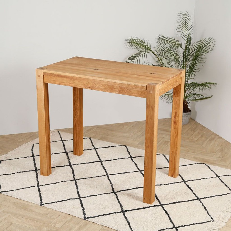 Meubles Fabrique De Styles Tables Hautes | Table De Bar En Chene Naturel H150Cm - Landry