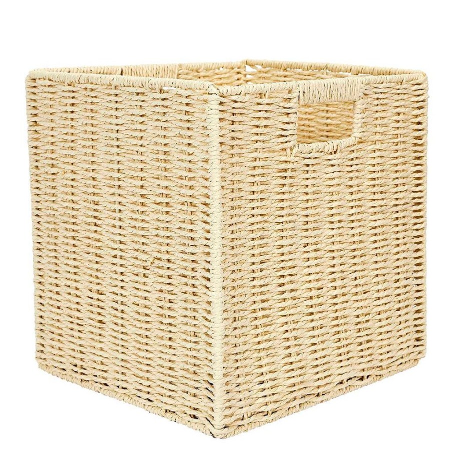 Deco Fabrique De Styles Petits Rangements | Cube De Rangement Tresse Pliable 30X30Xh30Cm