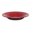 Arts De La Table Fabrique De Styles Assiettes | Assiette A Pates En Faience Rouge D27Cm - Constance