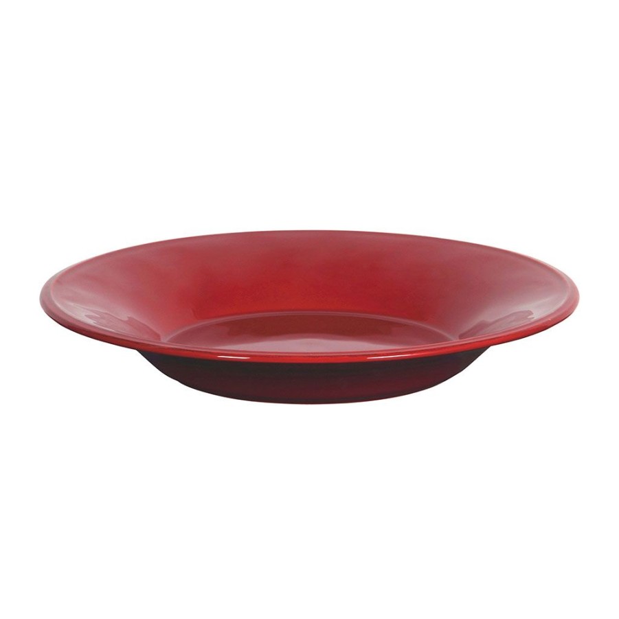 Arts De La Table Fabrique De Styles Assiettes | Assiette A Pates En Faience Rouge D27Cm - Constance