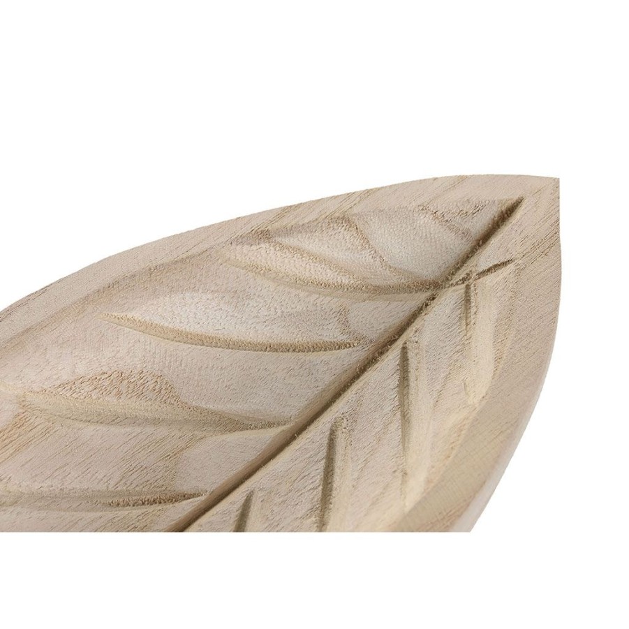 Deco Fabrique De Styles Petits Objets Deco | Vide Poche Feuille Paulownia 36X16Xh4Cm Naturel