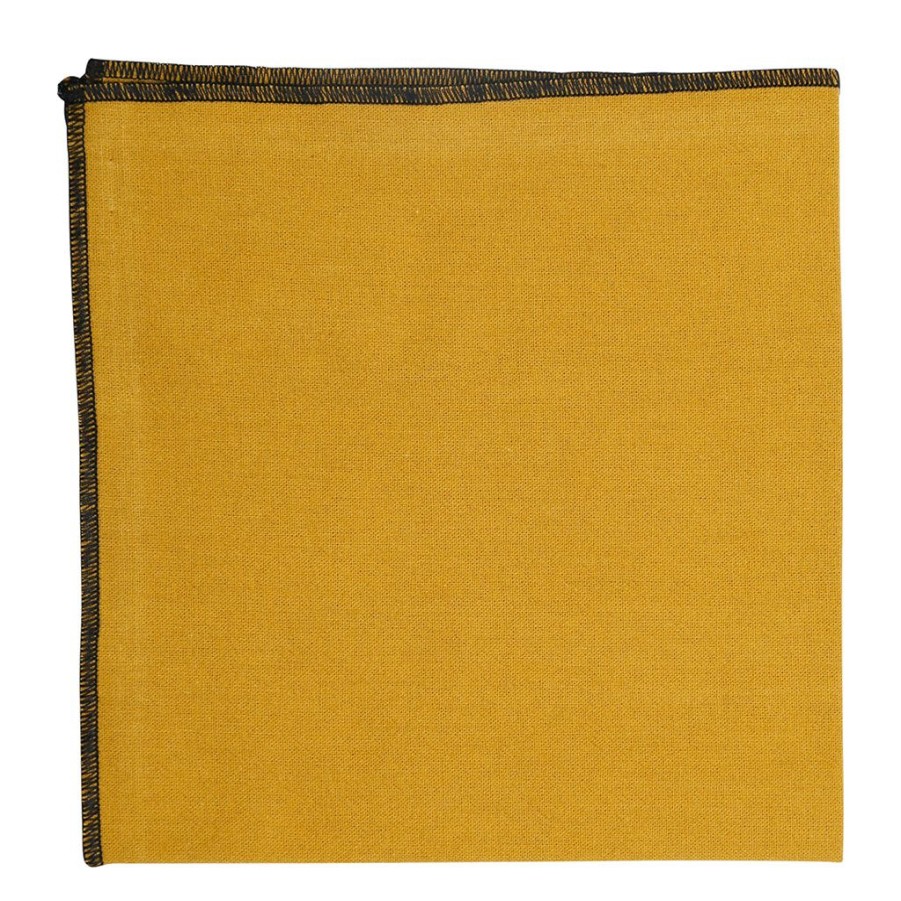 Textiles Fabrique De Styles Serviettes De Table | Serviette X2 Corino Cumin 35X35Cm Coton Lave 170G/M2