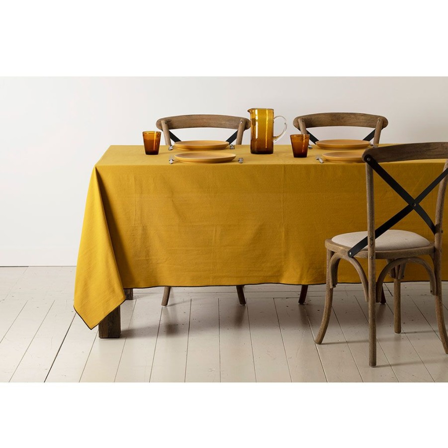 Textiles Fabrique De Styles Serviettes De Table | Serviette X2 Corino Cumin 35X35Cm Coton Lave 170G/M2