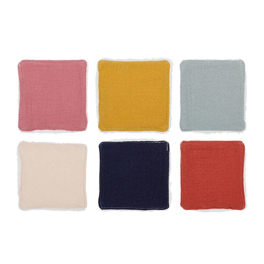 Bien&Etre Fabrique De Styles Accessoires Bien&Etre | Lot De 6 Lingettes Ecolo Petit Modele Scintillant Multicolore