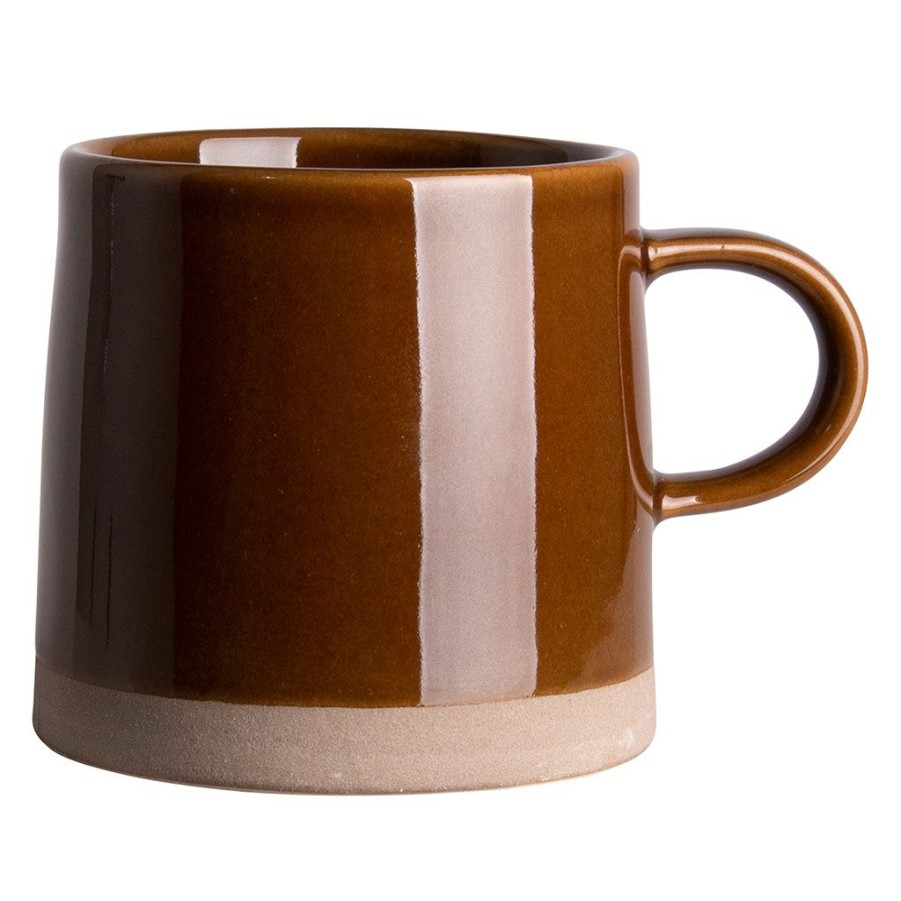 Arts De La Table Fabrique De Styles Tasses Et Mugs | Tasse En Gres Marron - Woodstock