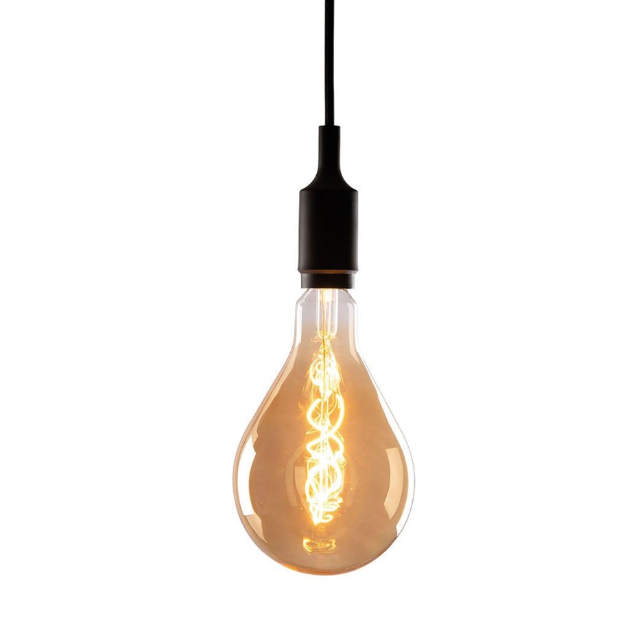 Luminaires Fabrique De Styles | Ampoule Spiral Poire Xl Ambree