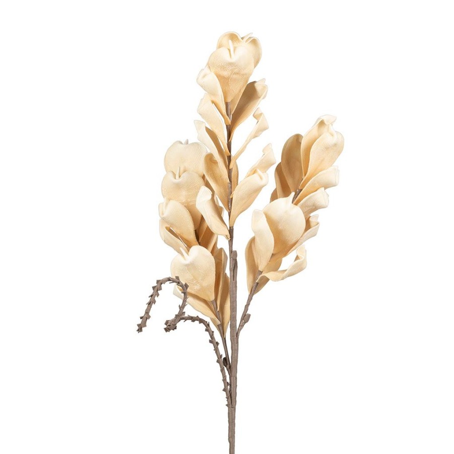 Coin Des Fleurs Fabrique De Styles | Fleur Beige Artificielle H100Cm - Fleur