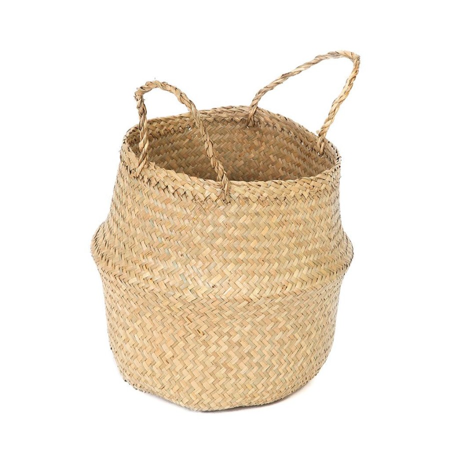 Deco Fabrique De Styles Paniers Et Corbeilles | Panier Piable Belley Naturel H36Cm Jonc De Mer