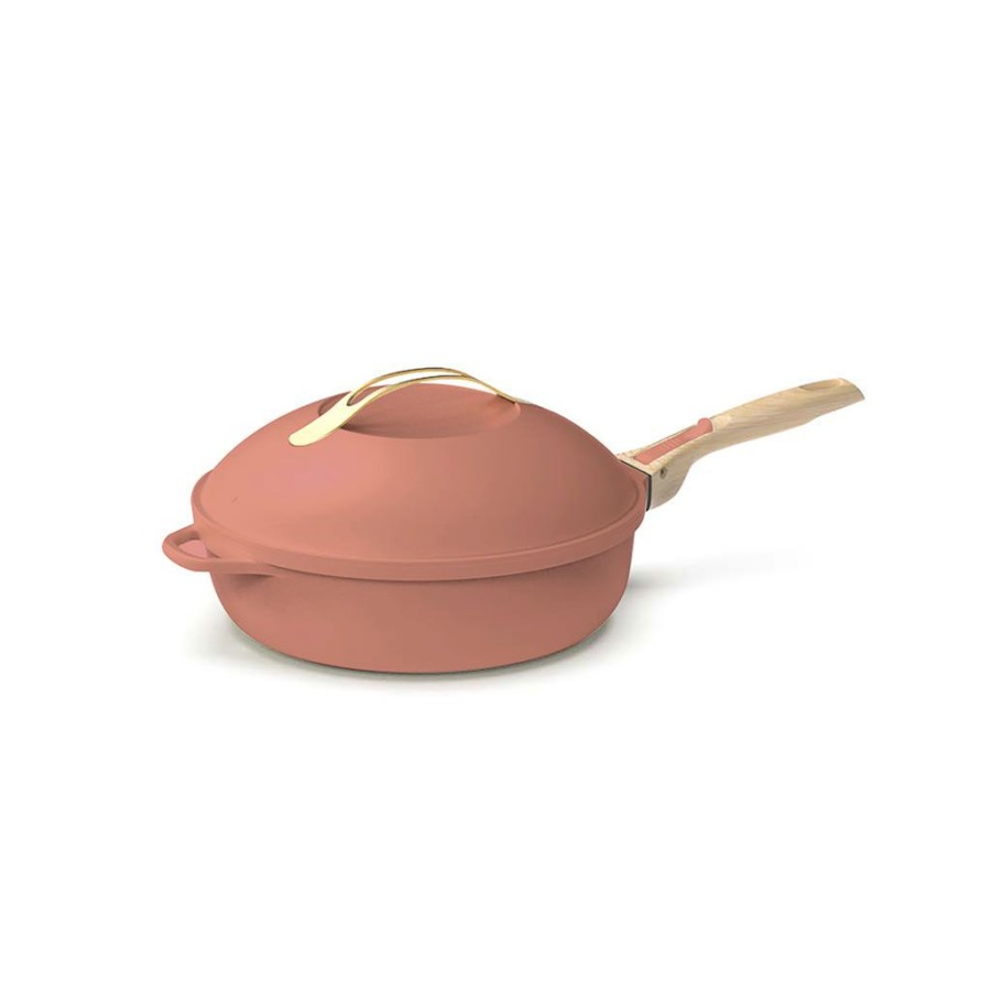 Arts De La Table Fabrique De Styles Plats Et Appareils De Cuisson | La Fabuleuse Poele D28Cm - Pivoine