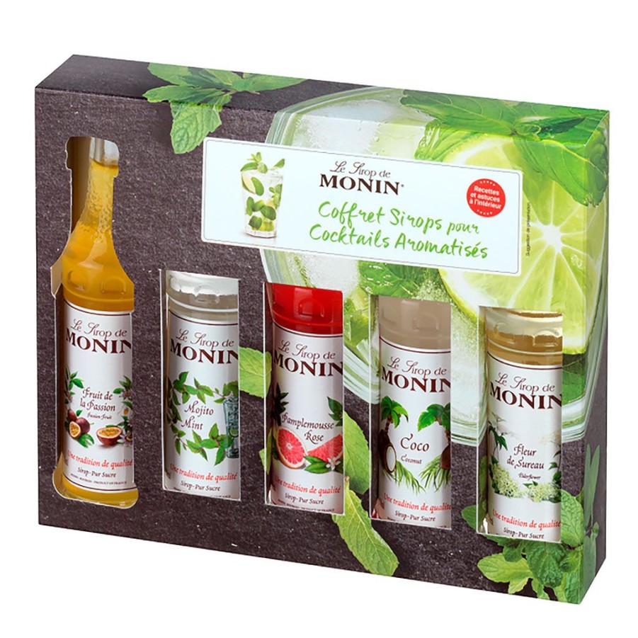 Epicerie Fabrique De Styles Boissons Non Alcoolises | Coffret Monin Mini Cocktails - 5 Mignonnettes De 5Cl