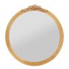 Deco Fabrique De Styles | Miroir Rond Dore 80X84Cm - Sonate