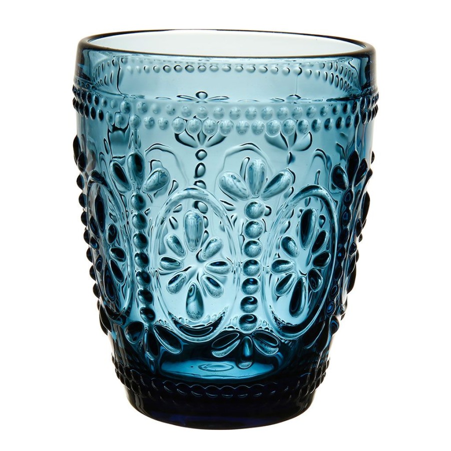 Arts De La Table Fabrique De Styles Verres A Eau Et Gobelets | Gobelet Chambord Banc Et Bleu 25Cl