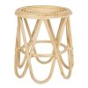 Meubles Fabrique De Styles Poufs Et Tabourets | Tabouret En Rotin Naturel