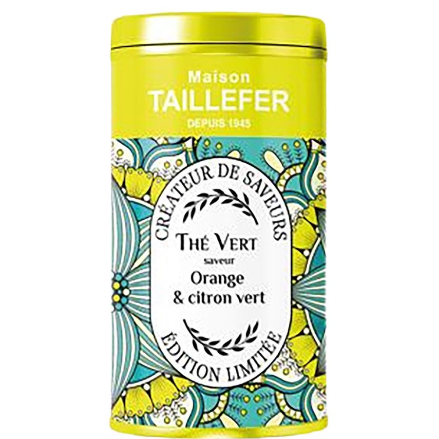 Epicerie Fabrique De Styles Cafes&Thes Et Infusions | The Vert Orange Et Citron Vert Boite 80G