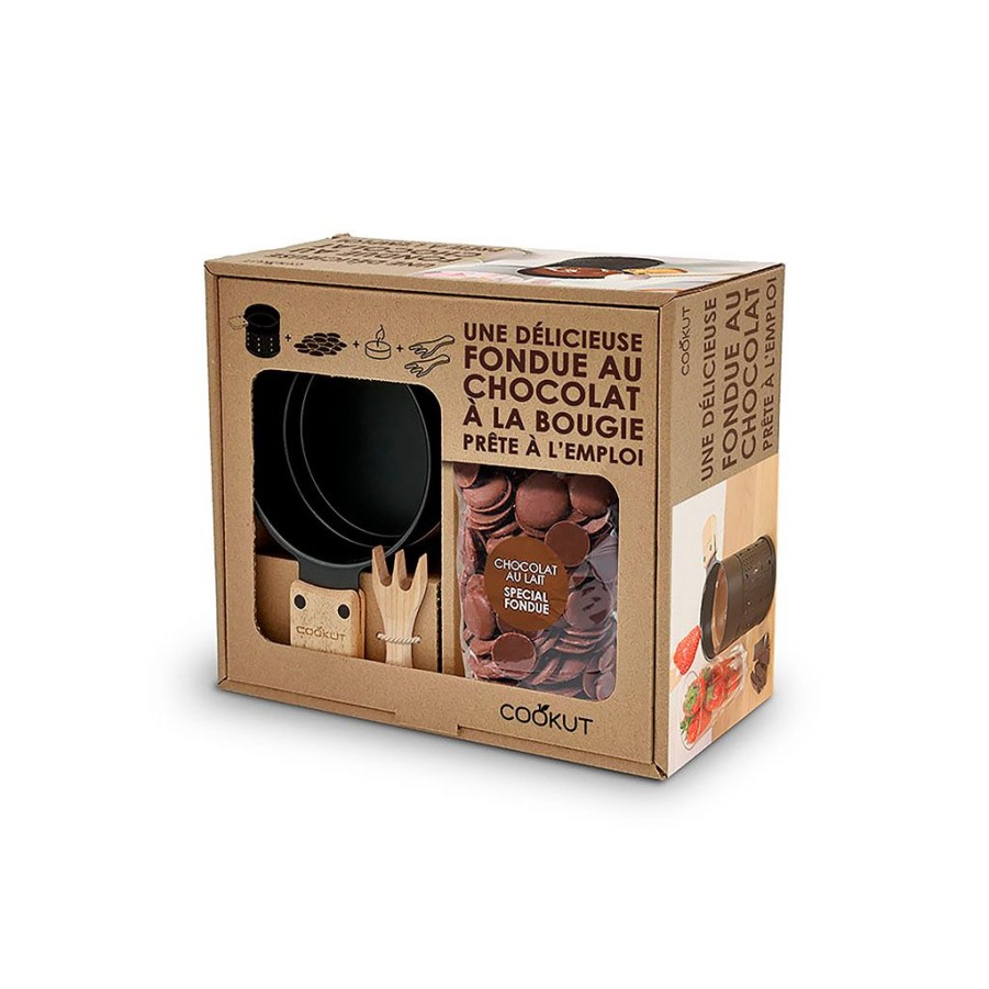 Arts De La Table Fabrique De Styles Ustensibles De Cuisine | Coffret Fondue Chocolat Au Lait