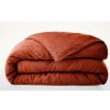 Textiles Fabrique De Styles Housses De Couette | Housse De Couette En Lin Lave Paprika 260X240Cm - Soline